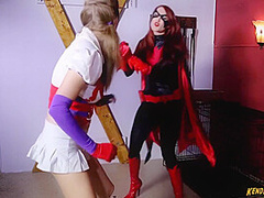 Kendra James And Harley Quinn In Vs Batwoman Fight Game