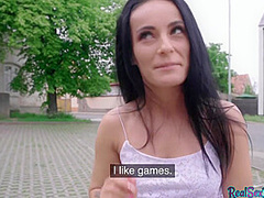 Real european amateur gets doggystyled for cash