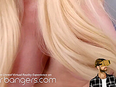 VR BANGERS After Party Outdoor Fucking With Busty MILF Waitress