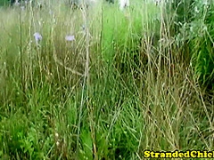 Brunette Hitching Teen Fucked Doggystyle With Jenna Ashley