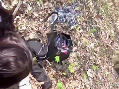 German College Teen Elisa Seduce To Fuck In Park In Berlin