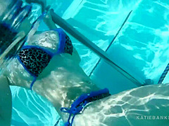Katie Banks In Underwater Big-titted Babe Fucks Her Man
