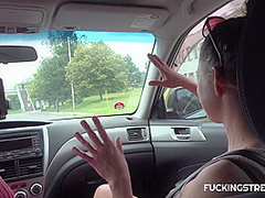 Elisa Tiger & George Uhl in Sexy Whore Fucks Stranger For Lift - Porncz