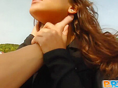 Sexy Brunette Cop Gets Shagged In Pov Video Outdoors
