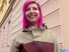 Redhead russian babe gets sex doggystyle