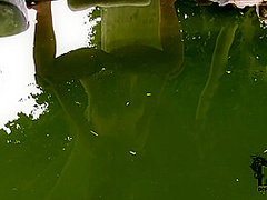 Nataly Gold - Curvy And Busty Bbw With Big Naturals Joanna Touching Pussy Outdoors By The Pool