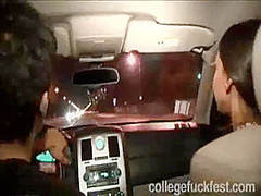 College party teen fucked in front of crowd