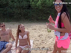 Eveline Dellai In Swingers At The Beach