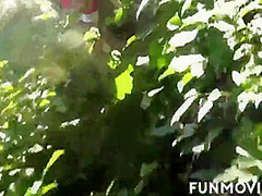 Amateur Brunette Milf Fucking In The Woods