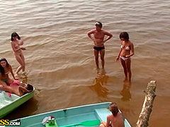 Group Sex At The Beach