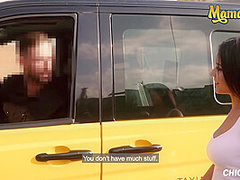 Small Spanish Babe Gets Her Hairy Pussy Fucked By Horny Chauffeur - Emilio Ardana And Chica S