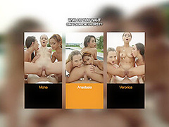 Titty Pool Party Babes In Anal Lovers Fuck Foursome With Anastasia Brokelyn And Veronica Leal