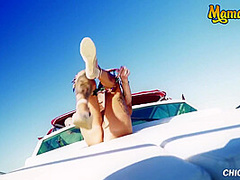 Busty Spanish Mature Slut Gets Her Tight Pussy Fucked On A Yacht - Gina Snake, Chica S And Max Cortes