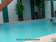 Cuckold Doesn’t Know His Lovely Darkhair Sells