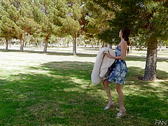 Rebel Lynn - Slutty Teen Rebel Hooks Up With A Total Stranger In The Park