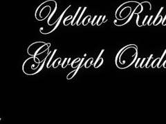 Yellow Rubber Glovejob Outdoors-saf 02