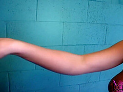 Slutty Blonde Blows Camera Guy In A Public Parking Garage