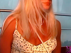 Public Flashing And Upskirts With Blonde Smoke Show