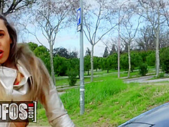 Briana Bounce And Marco Banderas - Latina Bombshell Riding Cock In Public & Facialized