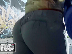 Briana Bounce And Marco Banderas - Latina Bombshell Riding Cock In Public & Facialized