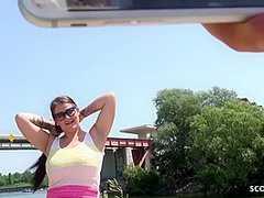 Big Tits Teen Anissa Talk To Street Casting