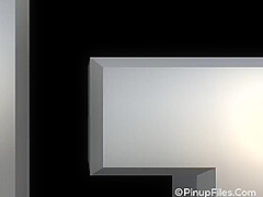 Holly Garner In Green Sparkle Bikini 1 2