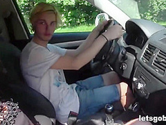 Cougar And Twink Get Pulled Over With Luka Blond
