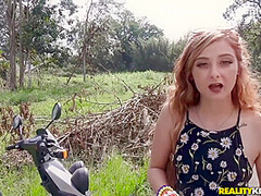 Sean Lawless And Kadence Marie In Red-haired Slut Fucked On A Scooter By A Horny Stud