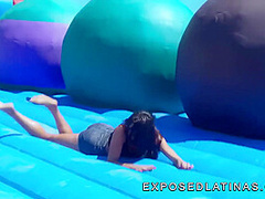 Latina Teen Fucked By Spaniard In The Open Air