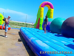 Latina Teen Fucked By Spaniard In The Open Air