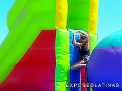 Latina Teen Fucked By Spaniard In The Open Air
