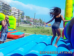 Latina Teen Fucked By Spaniard In The Open Air