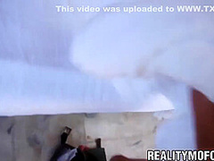 August Ames - Massage Outside