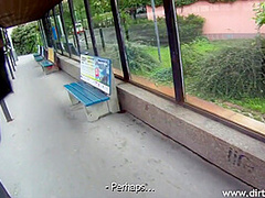 Teen Masha Fornicateed For Cash Near The Bus Stop