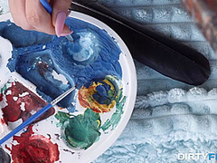 Natali Ruby - Hot Artist And Male Model Anal