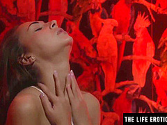 Hot Brunette Teases Her Sexy Lesbian Lover While She Watches With Alexis Brill