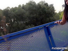 Easy Babe On Skates Fucks For Pennies Outdoor - Steve Q