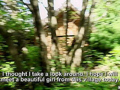 Freckled Village Babe Gets B With Bunny Babe