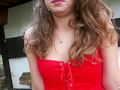 Freckled Village Babe Gets B With Bunny Babe