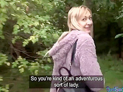 European Amateur Agrees To Fuck In Park