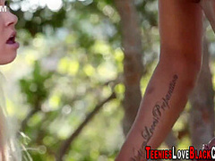 Blonde Hair Babe 18-year-olds Coochie Plowed