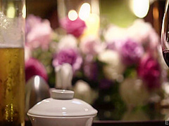 Kylie Rocket - Hot Brunette Fucks Friend At Wedding