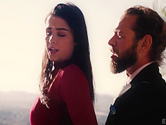 Kylie Rocket - Hot Brunette Fucks Friend At Wedding