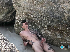 Risky Amateur Sex On A Nudist Greek Beach