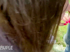 I Gave Him Sloppy Blowjob In Woods