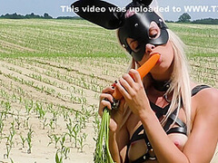 Jana Volkova In Horny Bunny And Her Carrots Hd