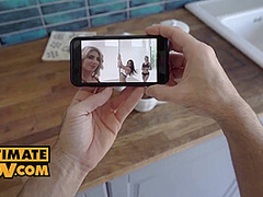 Three Fit Pole Dancers In Pov Fourway Fuck Scene