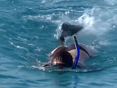 Karlie Montana - Beach Babe Shows Her Nice Ass