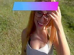Riesiger Cumsheibes In Meinem Gesicht Auf Einem Berg