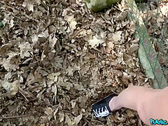 Choky Ice, Thomas Hyka And Daria Zemskaya - Grinds Big Cock With Shaved Pussy Outdoors